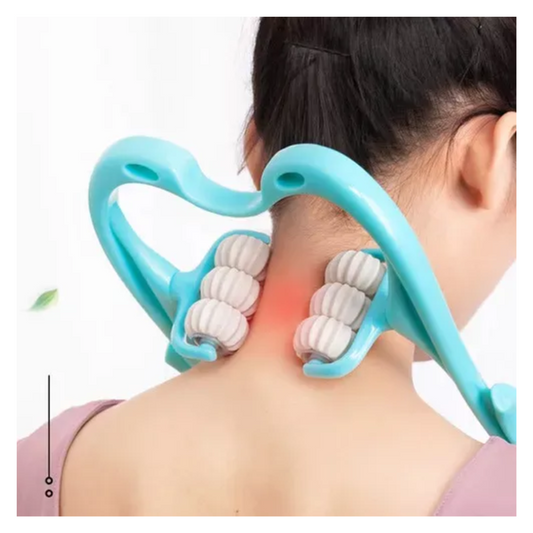 Masajeador De Cuello Con Rodillo