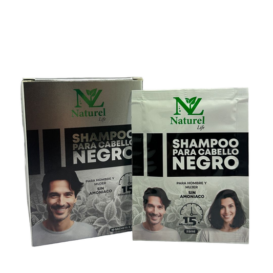 Shampoo Anticanas Negro Natural