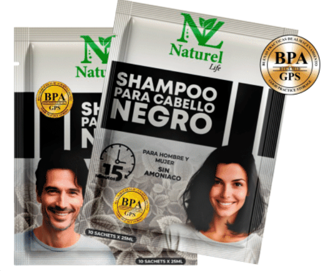 Shampoo Anticanas Negro Natural