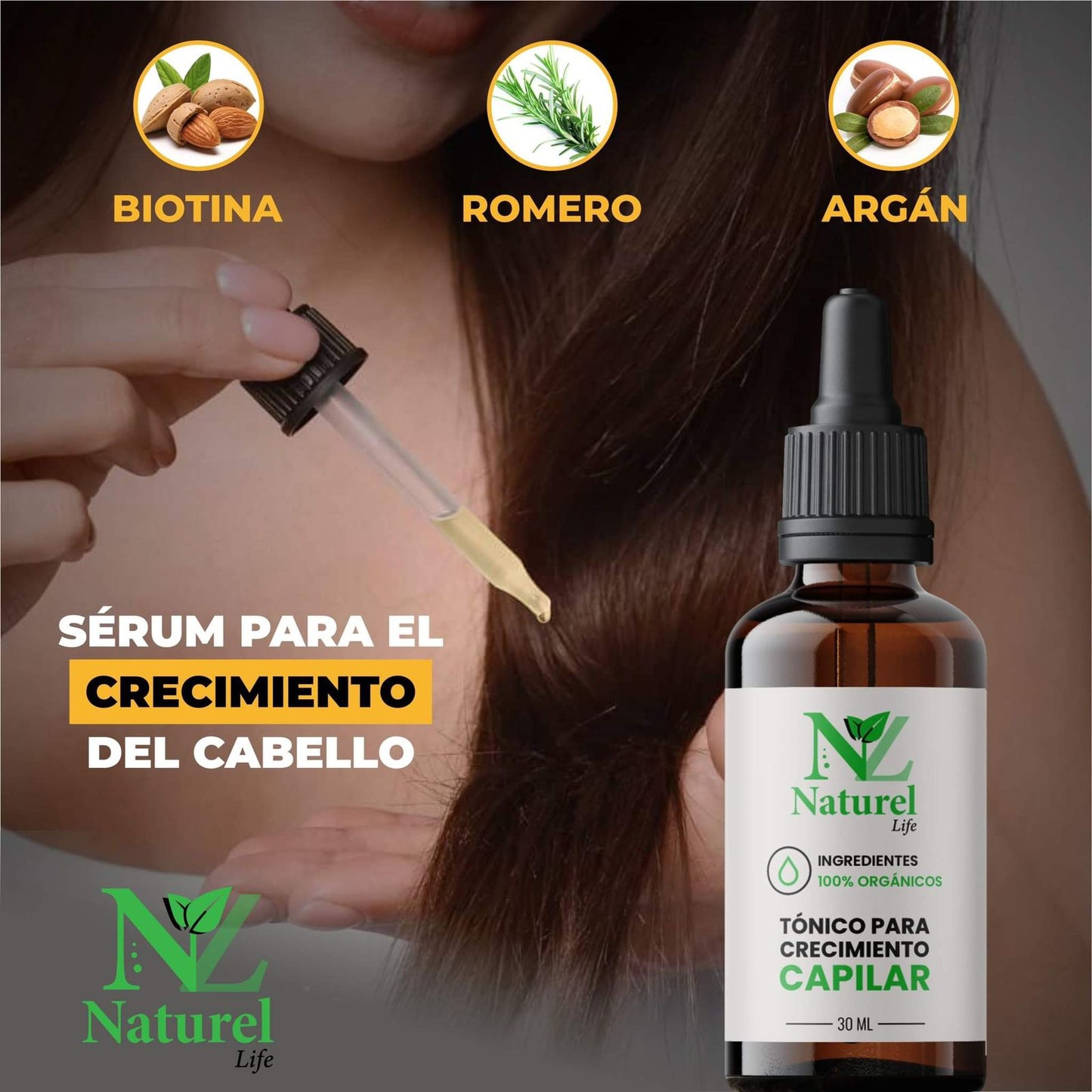 Formula capilar anticaída de cabello