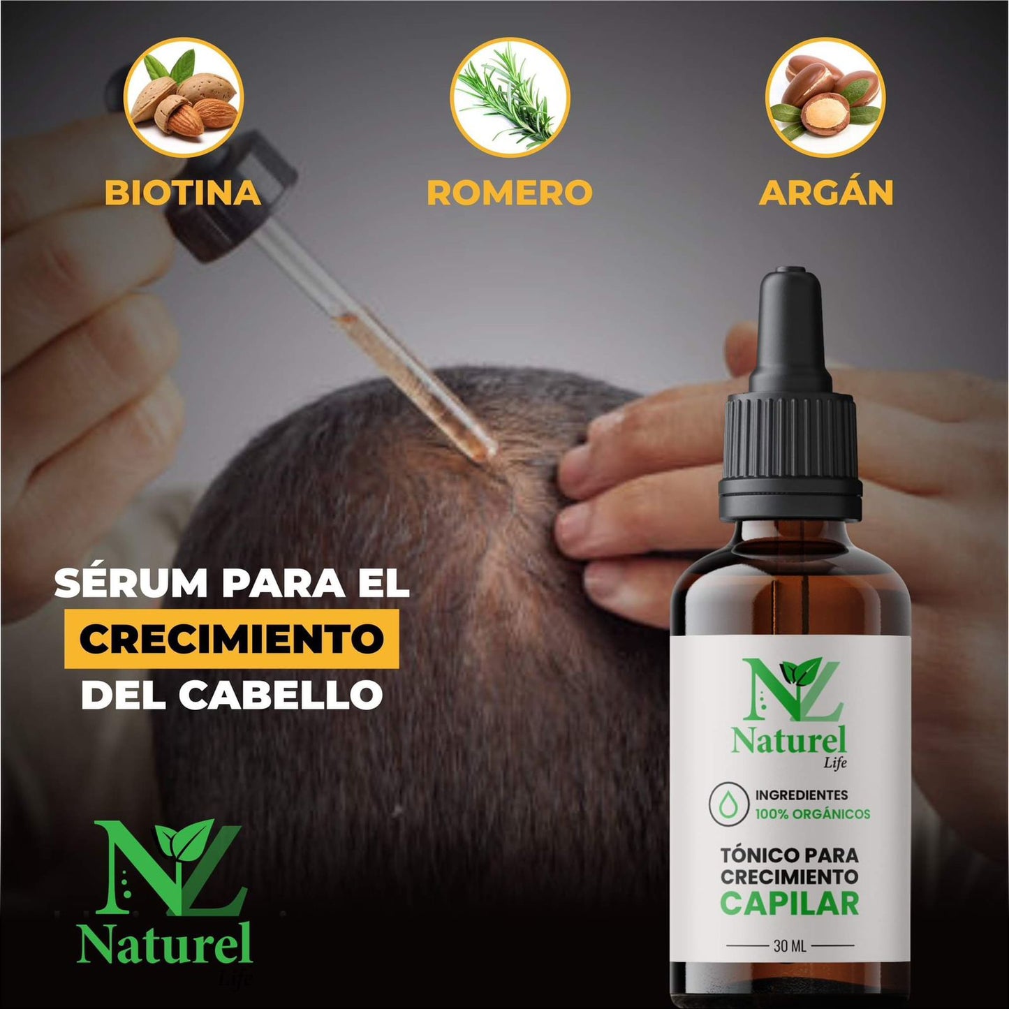 Formula capilar anticaída de cabello