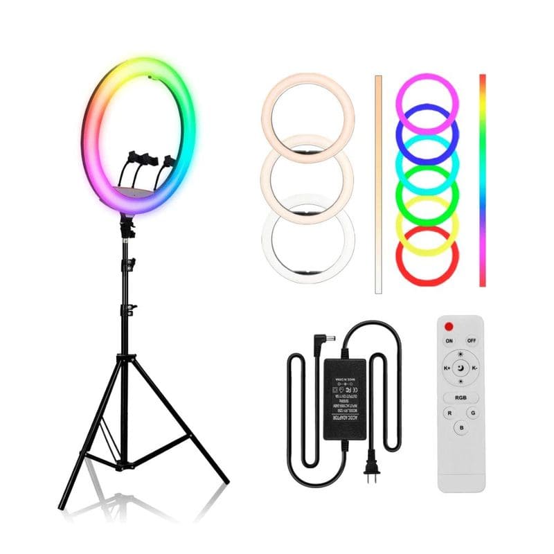 Aro Led Mj56 56cm Profesional Rgb