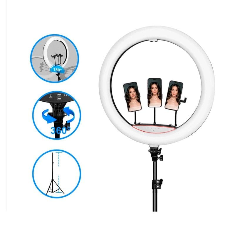 Aro Led Mj56 56cm Profesional Rgb