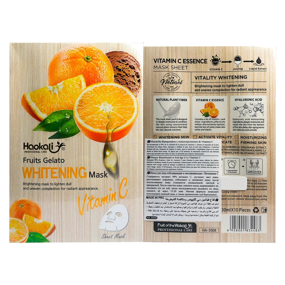 Mascara Facial Vitamina C 30ml X10 Pieza